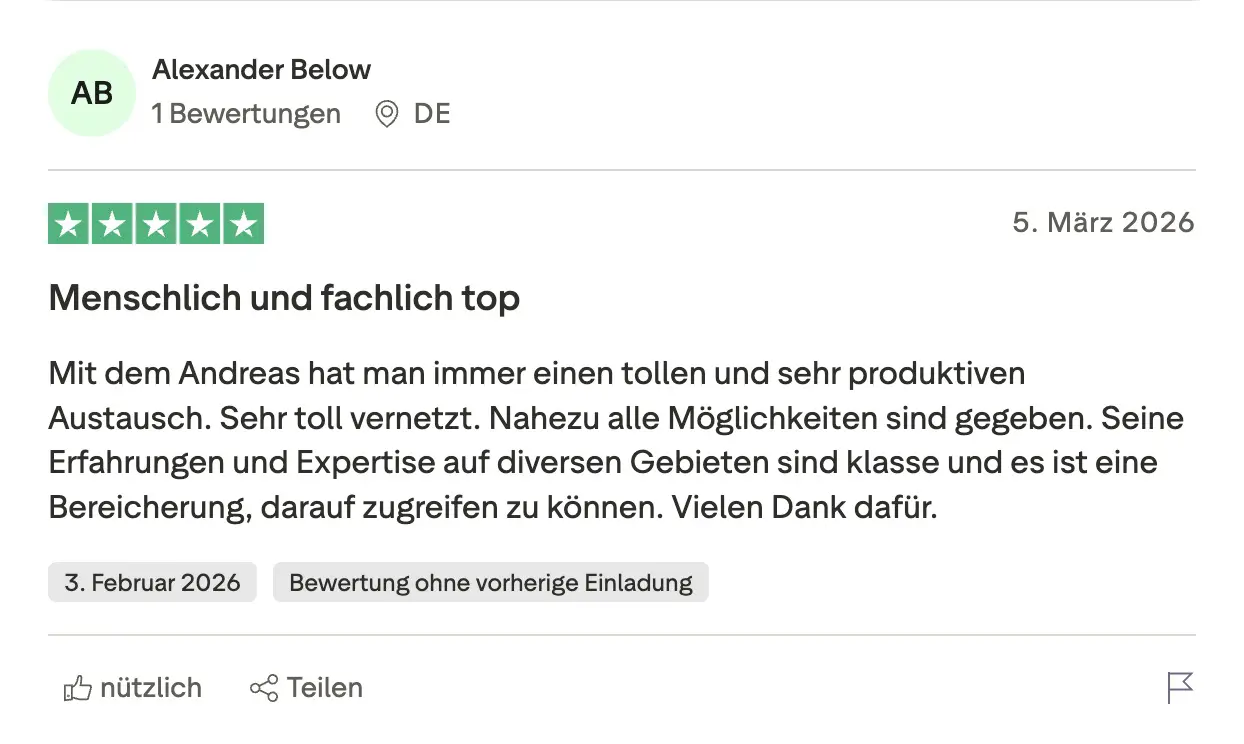 erstgespraech-andreas-bewertung-trustpilot-01-weltweitleben Frau am Laptop beim Ikigai Prozess