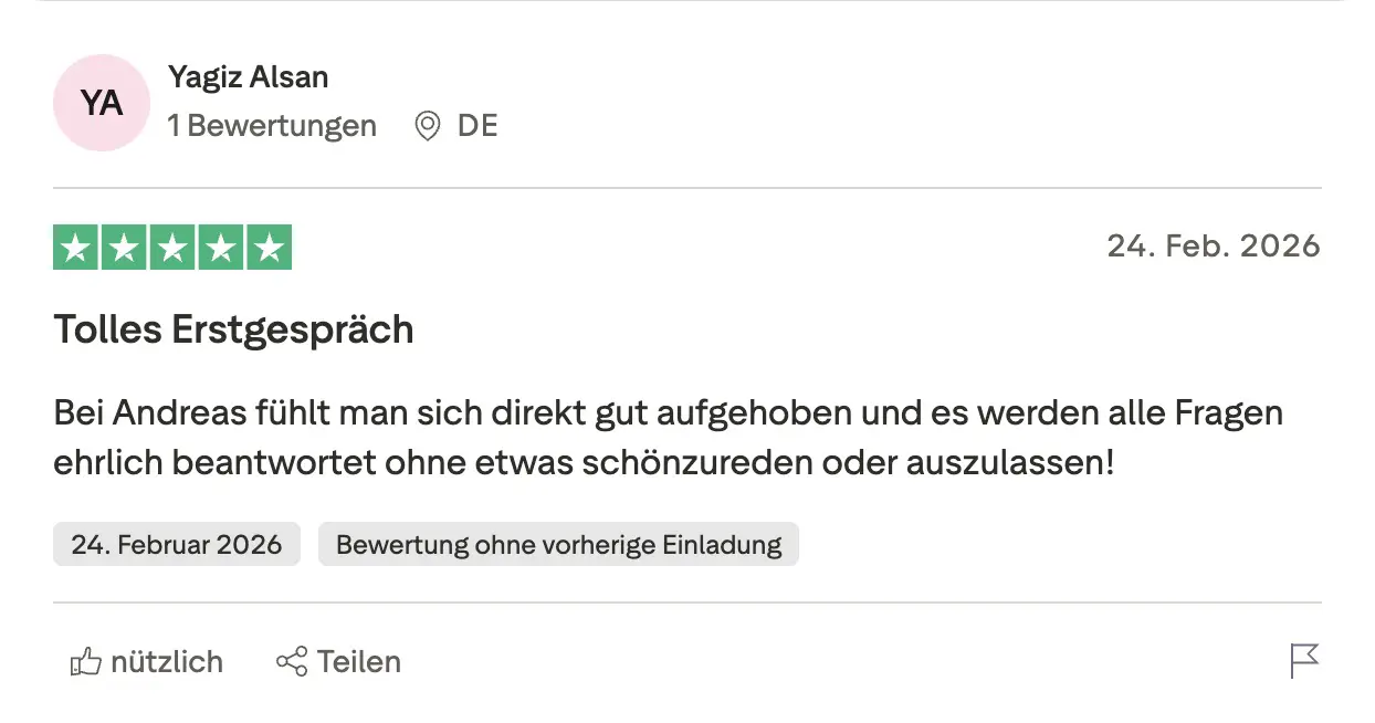 erstgespraech-andreas-bewertung-trustpilot-02-weltweitleben Frau am Laptop beim Ikigai Prozess